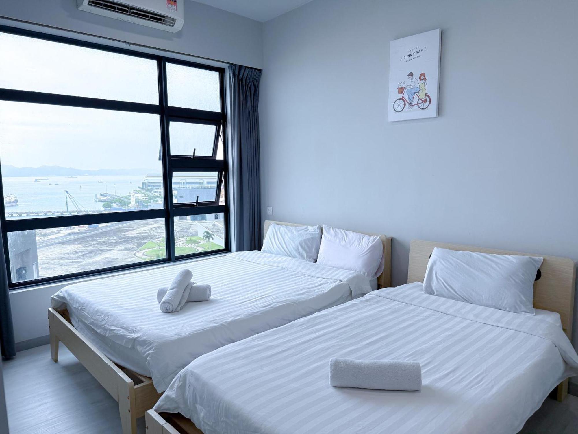 Vv Homestay Jesselton Quay Surla Sabah Mall Kk 亚庇贵赴行馆 Kota Kinabalu Exterior foto