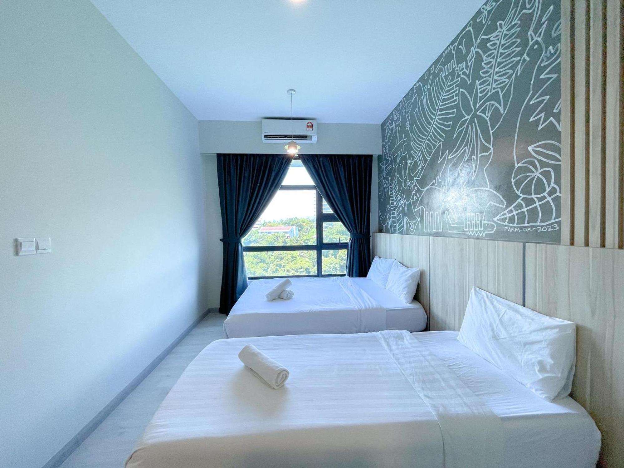Vv Homestay Jesselton Quay Surla Sabah Mall Kk 亚庇贵赴行馆 Kota Kinabalu Exterior foto